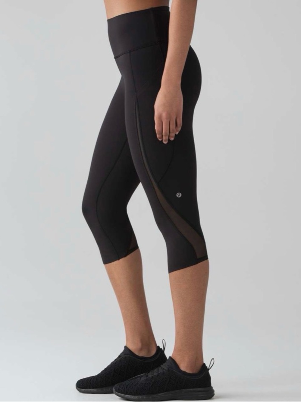 Lululemon Pace Perfect Crop 17” Leggings Black Size 2